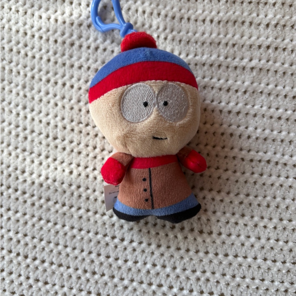 Plush Southpark keychain with Red and Brown Outfit